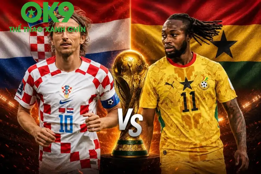 Croatia được đánh giá cao hơn ở màn quyết đấu sắp tới với Ghana.